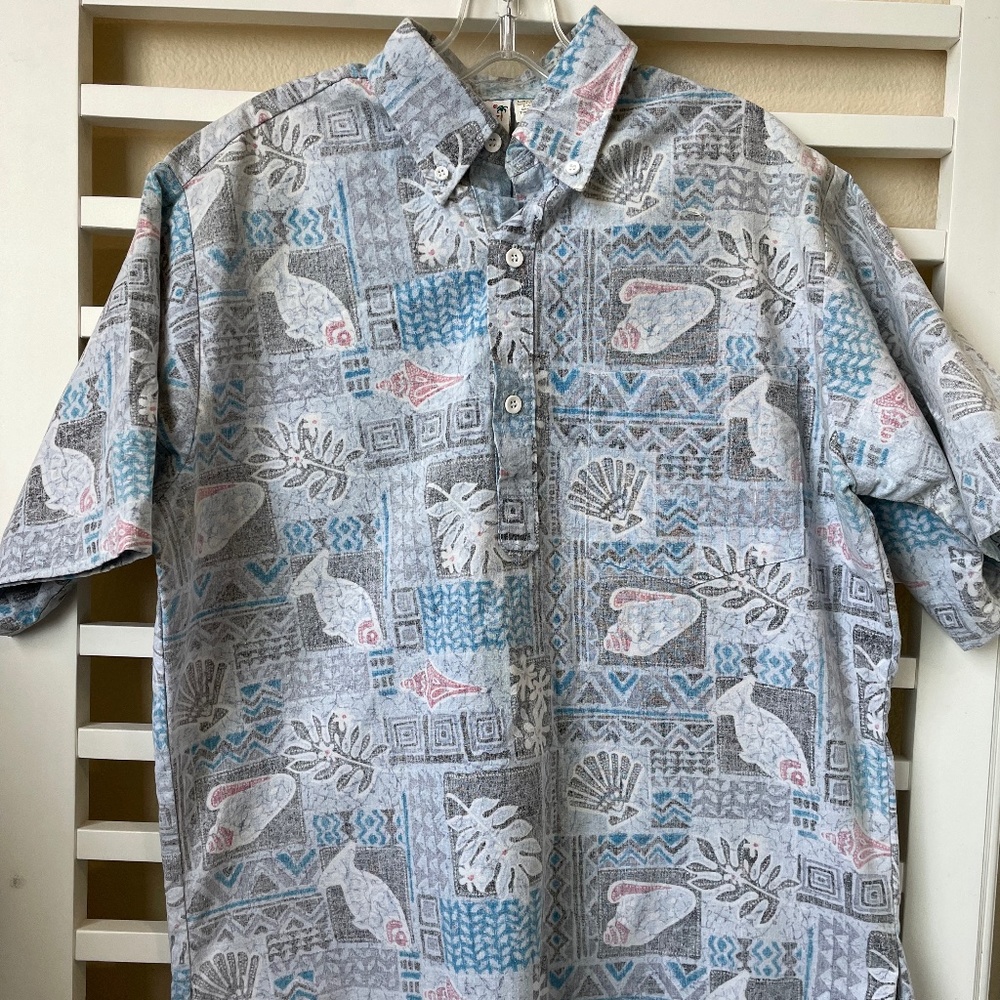 Go Barefoot Hawaiian Shirt M